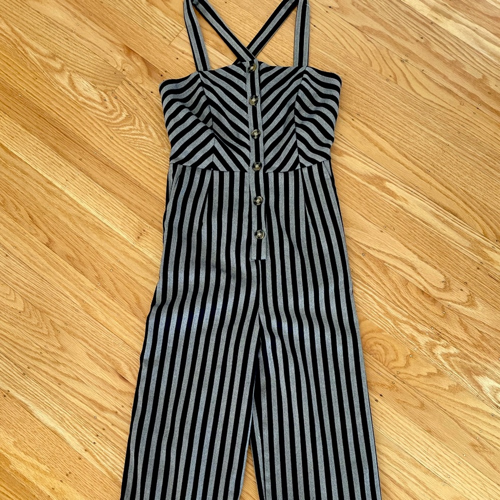 Editor's Market Striped Jumpsuit